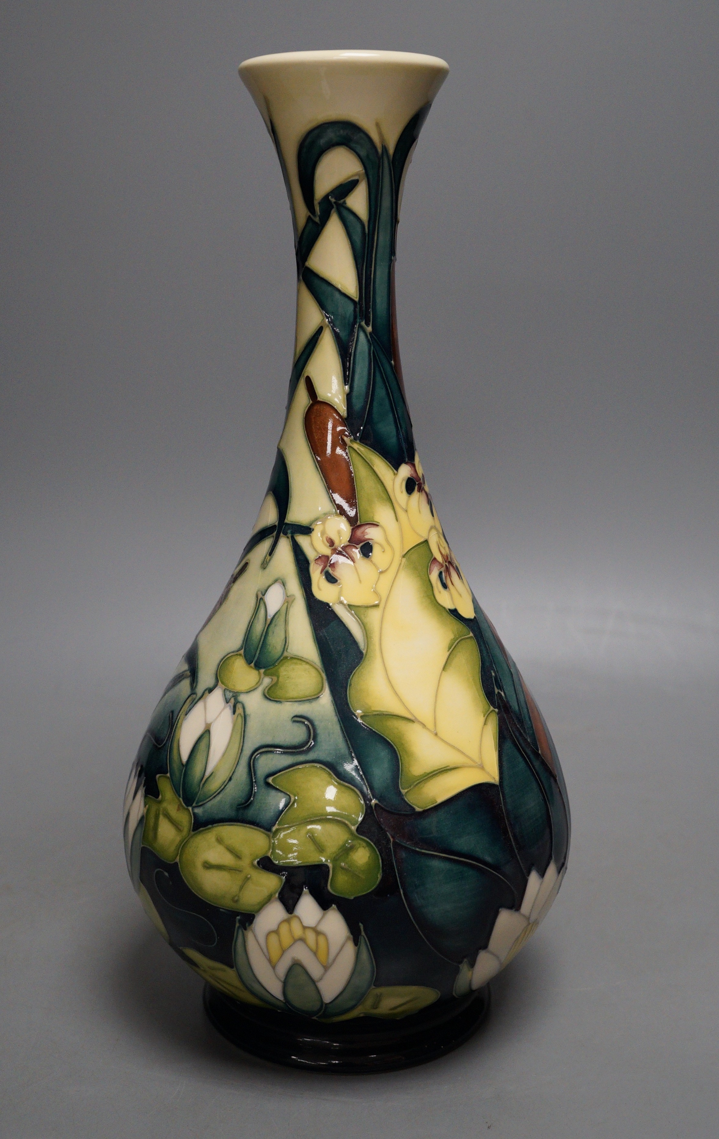 A Moorcroft pottery vase, decorated with the 